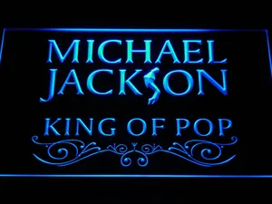 Michael Jackson King of Pop Text LED Neon Sign