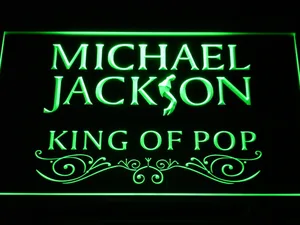 Michael Jackson King of Pop Text LED Neon Sign