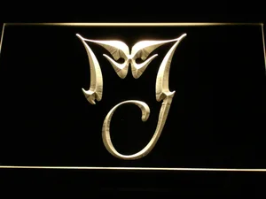 Michael Jackson Monogram LED Neon Sign