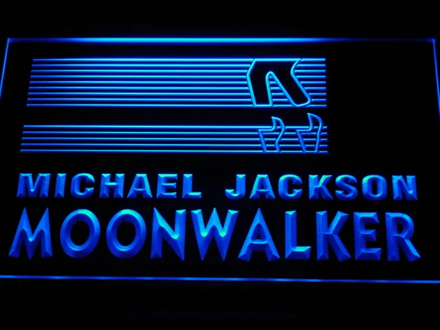 Michael Jackson Moonwalker Bars LED Neon Sign
