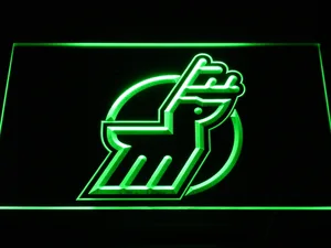 Michigan Stags Logo LED Neon Sign - Legacy Edition