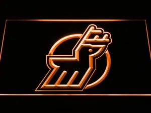 Michigan Stags Logo LED Neon Sign - Legacy Edition