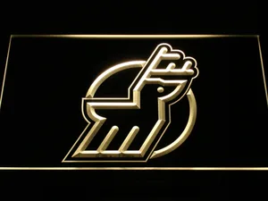 Michigan Stags Logo LED Neon Sign - Legacy Edition