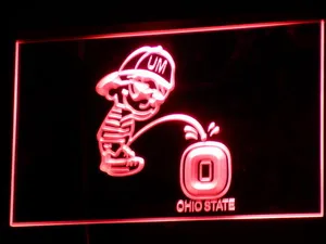 Michigan Wolverines Calvin LED Neon Sign
