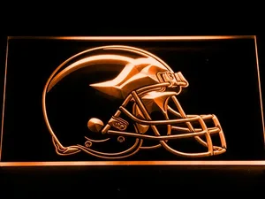 Michigan Wolverines Helmet LED Neon Sign