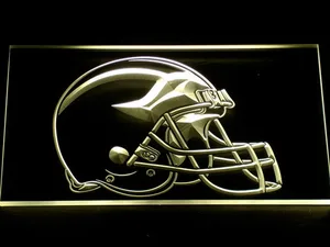 Michigan Wolverines Helmet LED Neon Sign