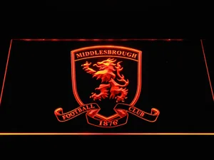 Middlesbrough Football Club 2 LED Neon Sign