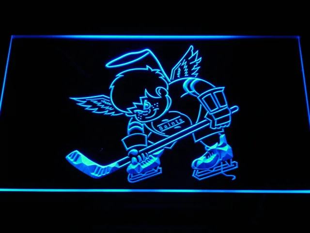 Minnesota Fighting Saints Logo LED Neon Sign - Legacy Edition