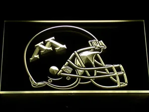 Minnesota Golden Gophers Helmet LED Neon Sign