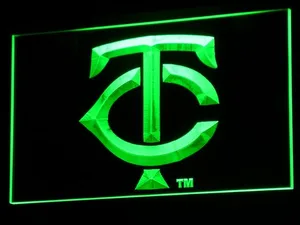 Minnesota Twins 2 LED Neon Sign
