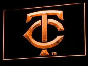 Minnesota Twins 2 LED Neon Sign