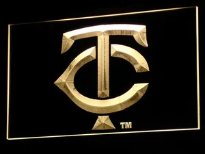 Minnesota Twins 2 LED Neon Sign