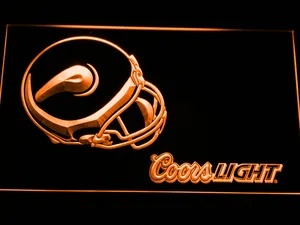 Minnesota Vikings Coors Light Helmet LED Neon Sign