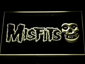 Misfits Skull Face LED Neon Sign