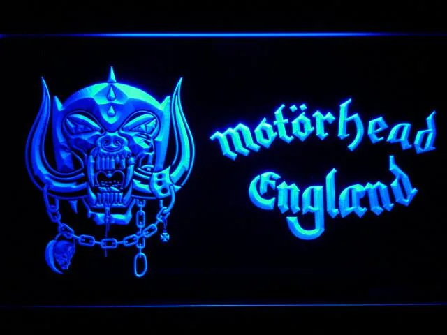 Motorhead England LED Neon Sign
