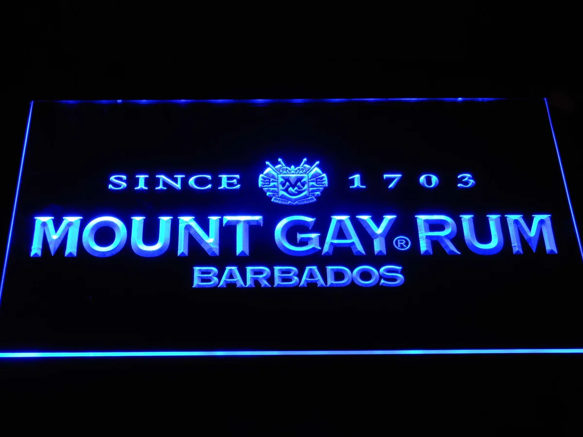 Mount Gay Rum Wordmark LED Neon Sign