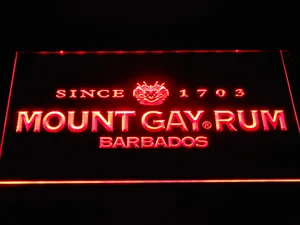 Mount Gay Rum Wordmark LED Neon Sign