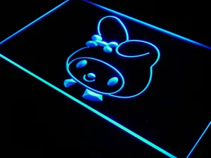 My Melody Head LED Neon Sign