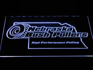 Nebraska Bush Pullers LED Neon Sign