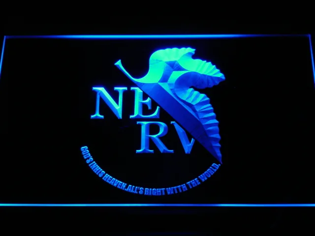 Neon Genesis Evangelion Nerv LED Neon Sign
