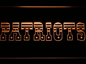 New England Patriots 1971-1992 LED Neon Sign - Legacy Edition