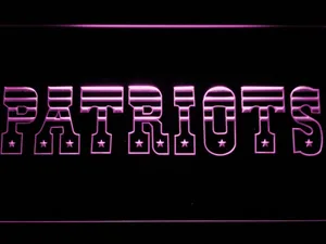 New England Patriots 1971-1992 LED Neon Sign - Legacy Edition