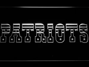 New England Patriots 1971-1992 LED Neon Sign - Legacy Edition