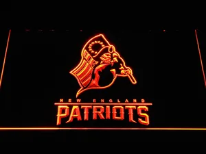 New England Patriots Concept Logo LED Neon Sign