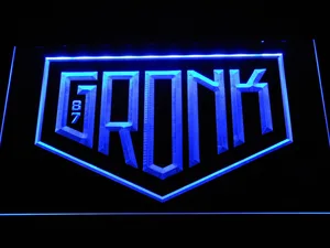 New England Patriots Gronk Logo LED Neon Sign