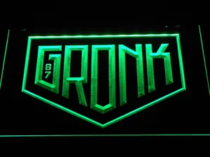 New England Patriots Gronk Logo LED Neon Sign