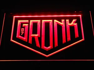 New England Patriots Gronk Logo LED Neon Sign