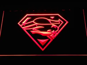 New England Patriots Superman LED Neon Sign