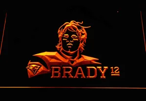 New England Patriots Tom Brady LED Neon Sign