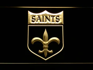 New Orleans Saints 1967-1984 LED Neon Sign - Legacy Edition
