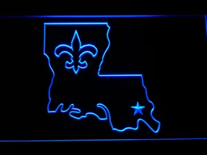 New Orleans Saints 2000-2005 LED Neon Sign - Legacy Edition