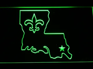New Orleans Saints 2000-2005 LED Neon Sign - Legacy Edition