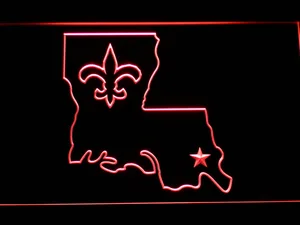 New Orleans Saints 2000-2005 LED Neon Sign - Legacy Edition