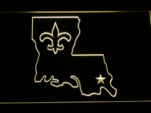 New Orleans Saints 2000-2005 LED Neon Sign - Legacy Edition