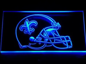 New Orleans Saints Helmet LED Neon Sign