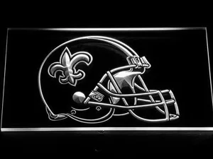 New Orleans Saints Helmet LED Neon Sign