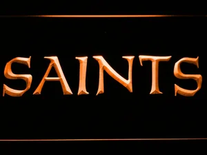 New Orleans Saints Text LED Neon Sign
