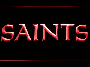 New Orleans Saints Text LED Neon Sign