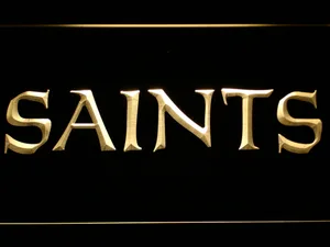 New Orleans Saints Text LED Neon Sign