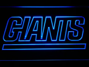 New York Giants 1976-1999 LED Neon Sign - Legacy Edition