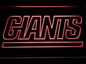 New York Giants 1976-1999 LED Neon Sign - Legacy Edition