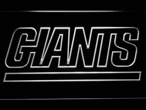 New York Giants 1976-1999 LED Neon Sign - Legacy Edition