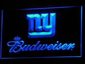New York Giants Budweiser LED Neon Sign