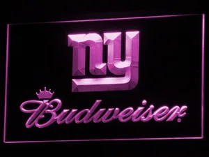 New York Giants Budweiser LED Neon Sign