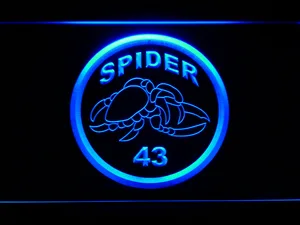 New York Giants Carl "Spider" Lockhart Memorial LED Neon Sign - Legacy Edition