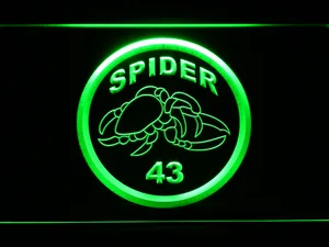New York Giants Carl "Spider" Lockhart Memorial LED Neon Sign - Legacy Edition